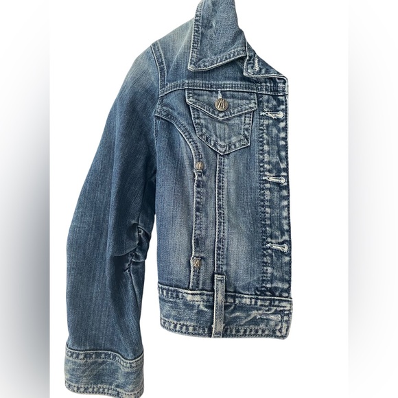 Marciano Crop Jean Jacket - Size XS - Picture 3 of 7